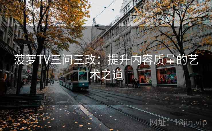 菠萝TV三问三改：提升内容质量的艺术之道